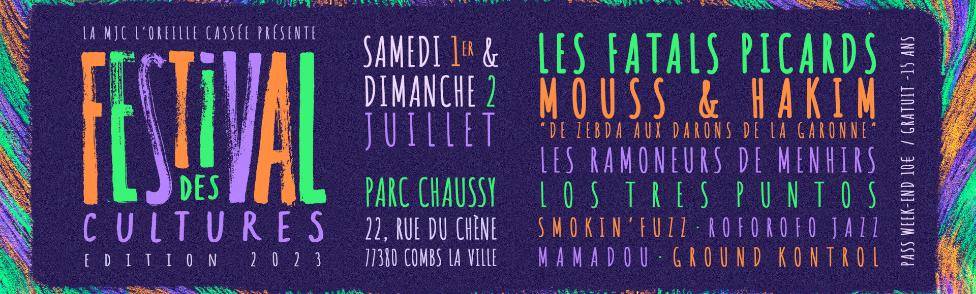 Festival des Cultures 3e Edition au Parc Chaussy – 1er et 2 Juillet 2023